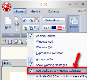 Calculator key on your keyboard