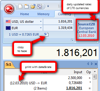 currency converter tape calculator
